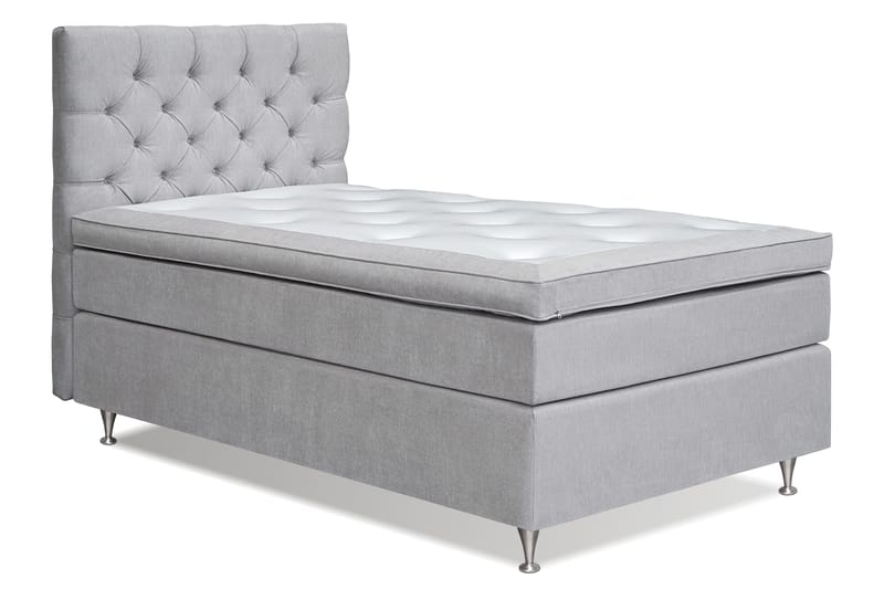 Joluma Kontinentalsäng Fast 120x200 cm - (+Fler val) 120x200 cm Ljusgrå - Products - Möbler - Säng - Kontinentalsäng