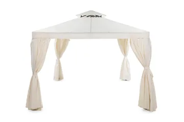 Komplett paviljong Comfort Garden Bermuda Paviljong 3x3 m – Offwhite Offwhite - Products - Utemöbler & utemiljö - Solskydd - Paviljong - Komplett paviljong