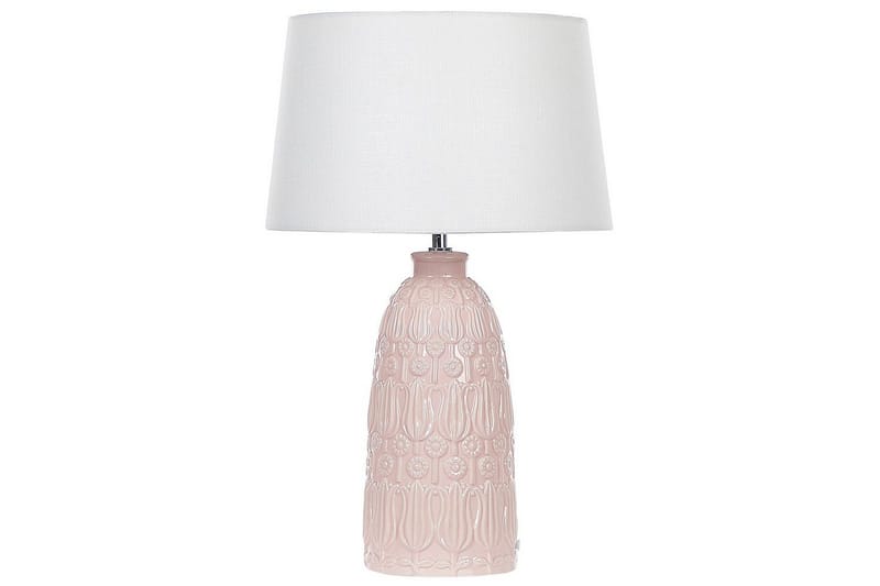 Azzurvi Bordslampa 56 cm E27 - Rosa/Vit - Products - Belysning - Lampor & belysning inomhus - Sovrumslampa - Sänglampa - Sängbordslampa