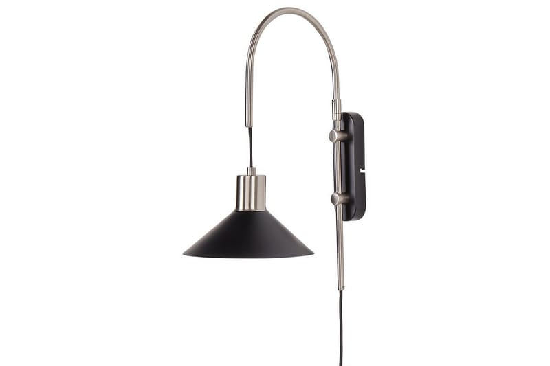 Ozmi Vägglampa E27 E27 - Silver/Svart - Products - Belysning - Lampor & belysning inomhus - Sovrumslampa - Sänglampa - Sänglampa vägg
