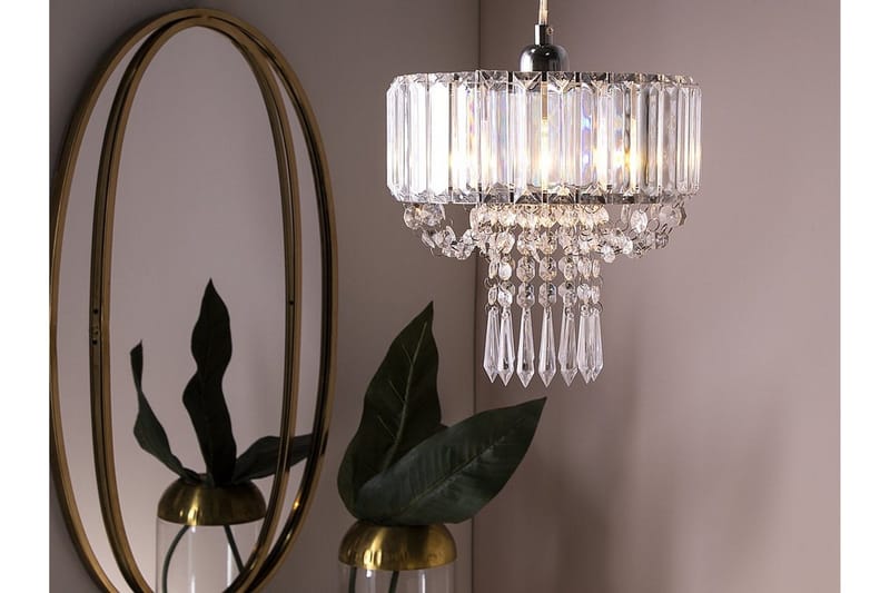 Adorn Ljuskrona 24 cm - Transparent - Products - Belysning - Lampor & belysning inomhus - Taklampa & takbelysning - Kristallkrona & takkrona