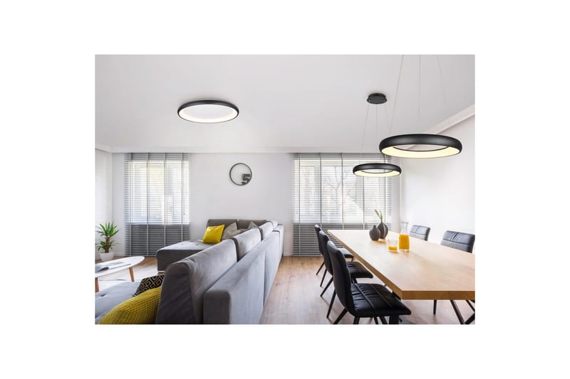 Pendel TRIO Cardona 62 cm, Mattsvart - 62 cm, Mattsvart - Products - Belysning - Lampor & belysning inomhus - Taklampa & takbelysning - Kökslampa & taklampa kök