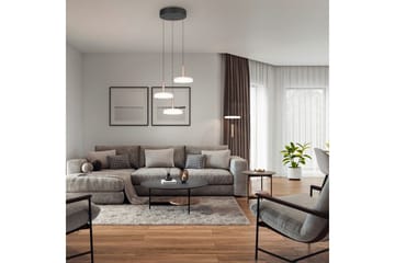 Pendel TRIO Celeste 3-del, Mattsvart/vit/kaffebrun - 3-del, Mattsvart/vit/kaffebrun - Products - Belysning - Lampor & belysning inomhus - Taklampa & takbelysning - Kökslampa & taklampa kök