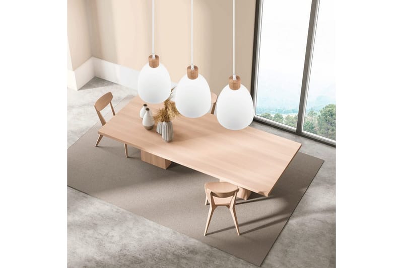 Pendel TRIO Jagger Mattvit - Mattvit - Products - Belysning - Lampor & belysning inomhus - Taklampa & takbelysning - Kökslampa & taklampa kök