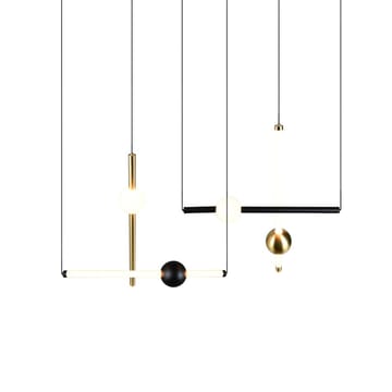 Pendel TRIO Melita - 110 cm, Mattsvart - Products - Belysning - Lampor & belysning inomhus - Taklampa & takbelysning - Kökslampa & taklampa kök