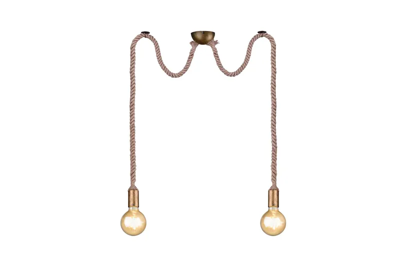 Rope Taklampa 2L  E27 antikmässing - Antik mässing - Products - Belysning - Lampor & belysning inomhus - Taklampa & takbelysning - Kökslampa & taklampa kök