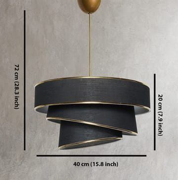 Taklampa Couper 40 cm - Svart/guld - Products - Belysning - Lampor & belysning inomhus - Taklampa & takbelysning - Pendellampa & hänglampa