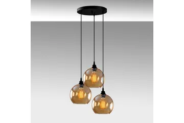 Taklampa Elanorstead Tre Rany / Svart - Guld/Svart - Products - Belysning - Lampor & belysning inomhus - Taklampa & takbelysning - Pendellampa & hänglampa