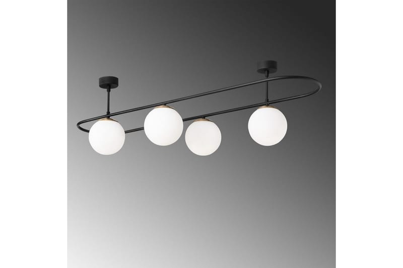 Taklampa Wynel Svart / Vit Fyra uttag - Fyra uttag - Products - Belysning - Lampor & belysning inomhus - Taklampa & takbelysning - Pendellampa & hänglampa