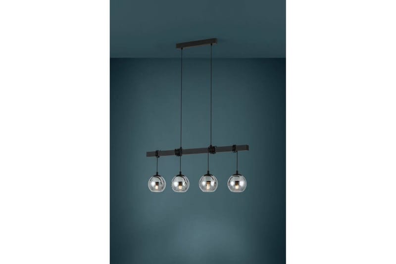 Takpendel Eglo Argallo Svart/Transparent med 4 Lampor - Products - Belysning - Lampor & belysning inomhus - Taklampa & takbelysning - Pendellampa & hänglampa
