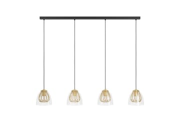 Takpendel Eglo Jazminia Mässing/Klar med 4 Lampor - Products - Belysning - Lampor & belysning inomhus - Taklampa & takbelysning - Pendellampa & hänglampa