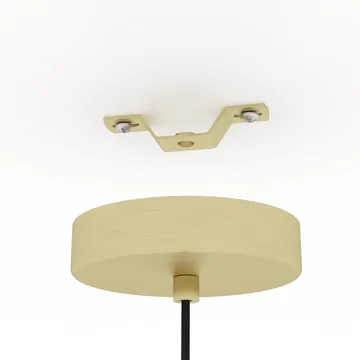 Takpendel Pozueta - Mässing-Borstad - Products - Belysning - Lampor & belysning inomhus - Taklampa & takbelysning - Pendellampa & hänglampa