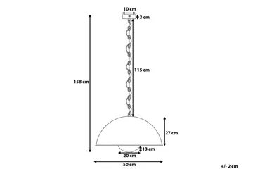 Thames Ii Taklampa 50 cm - Svart - Products - Belysning - Lampor & belysning inomhus - Taklampa & takbelysning - Pendellampa & hänglampa