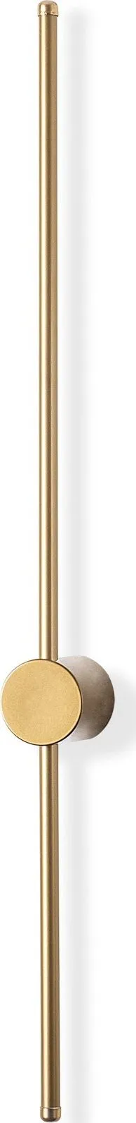 Vägglampa Glavo 91 cm, Guld