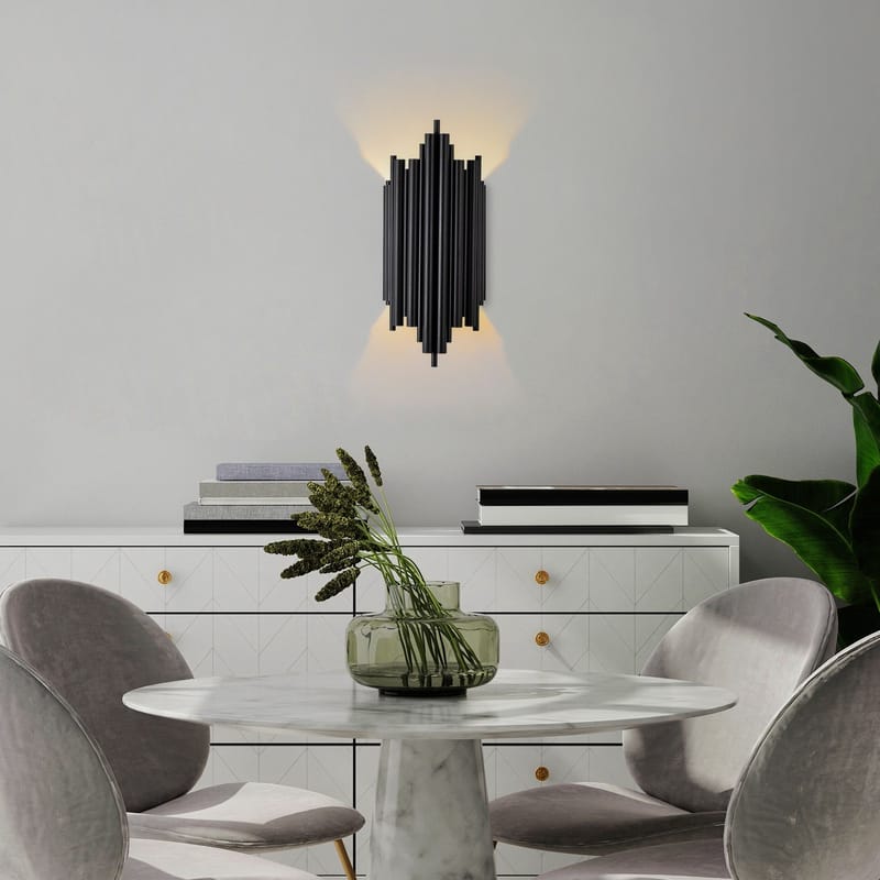 Vägglampa Reis 13340 - Svart - Products - Belysning - Lampor & belysning inomhus - Vägglampa - Väggplafond