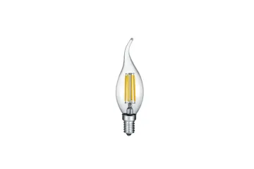 LK LED E14 filament kron/böjd top 4W 470lm 2700K 3-steg - Products - Belysning - Glödlampor & ljuskällor - LED belysning - LED lampa - Kronljuslampa