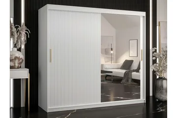 Dunvegan Garderob m. Spegel - Vit - Products - Förvaring - Garderober & garderobssystem