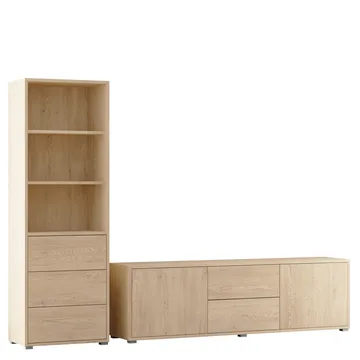 Agawal Möbelset För Vardagsrum - Brun - Products - Förvaring - Förvaringsmöbler - Möbelset för vardagsrum