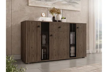 Bunta Skänk 141x41 cm - Brun/Vit - Products - Förvaring - Förvaringsmöbler - Sideboard & skänk