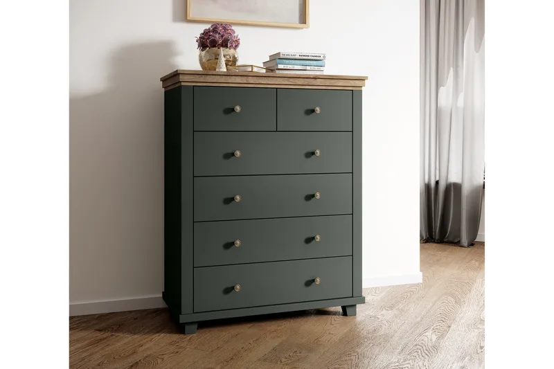 Doade Byrå 171 cm - Grön|Natur - Products - Förvaring - Förvaringsmöbler - Byrå - Hallbyrå