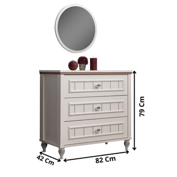 Telvo Byrå 82 cm - Products - Förvaring - Förvaringsmöbler - Byrå - Hallbyrå