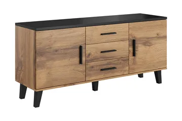 Kardos Byrå 45x150 cm - Natur/Svart - Products - Förvaring - Förvaringsmöbler - Byrå - Hallbyrå