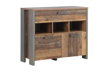 Cadle Byrå 107 cm - Brun/Grå - Products - Förvaring - Förvaringsmöbler - Byrå