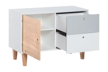 Concept Byrå Vit/Grå/Rosa - VOX - Products - Förvaring - Förvaringsmöbler - Byrå