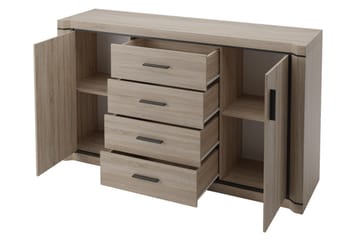 Dallas Skänk 157x43,5x91 cm LED-belysning - Beige/Grå - Products - Förvaring - Förvaringsmöbler - Sideboard & skänk