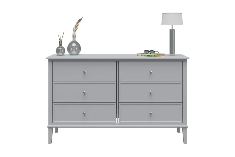 Evgeni Byrå 6 lådor - Grå - Products - Förvaring - Förvaringsmöbler - Byrå