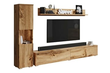 Galbally Möbelset För Vardagsrum Brown - Products - Förvaring - Förvaringsmöbler - Möbelset för vardagsrum