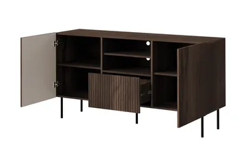 Hammarstrand TV Möbelset Vardagsrum - Valnöt / Svart / Ribbad Trä - Products - Förvaring - Förvaringsmöbler - Möbelset för vardagsrum