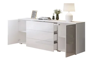 Kankuro Byrå 111x68 cm - Natur/Vit - Products - Förvaring - Förvaringsmöbler - Byrå