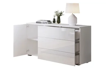 Kankuro Byrå 111x68 cm - Natur/Vit - Products - Förvaring - Förvaringsmöbler - Byrå