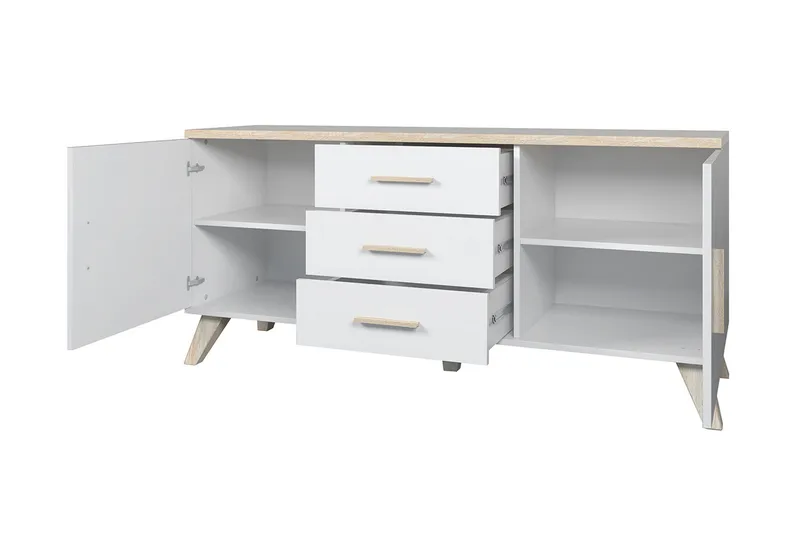 Kardos Vardagsrumsset - Natur/Svart - Products - Förvaring - Förvaringsmöbler - Möbelset för vardagsrum