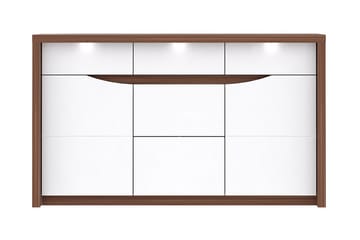 Keoisha Skänk 142x84 cm - Brun/Vit - Products - Förvaring - Förvaringsmöbler - Sideboard & skänk