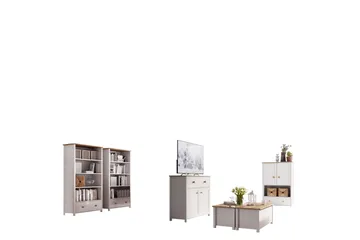 Storys Möbelset För Vardagsrum - Brun - Products - Förvaring - Förvaringsmöbler - Möbelset för vardagsrum