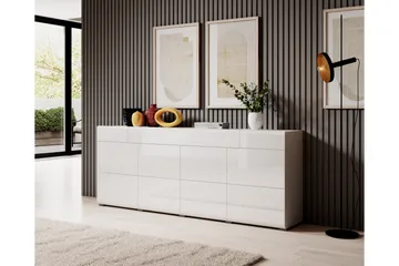 Toreno Sideboard 39x208 cm - Vit - Products - Förvaring - Förvaringsmöbler - Sideboard & skänk