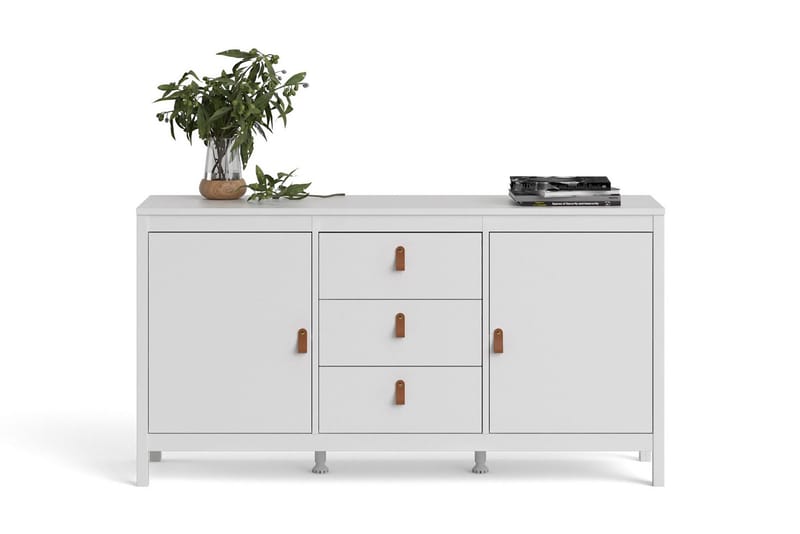 Vallvidera Sideboard 38x151 cm - Vit/Natur - Products - Förvaring - Förvaringsmöbler - Sideboard & skänk