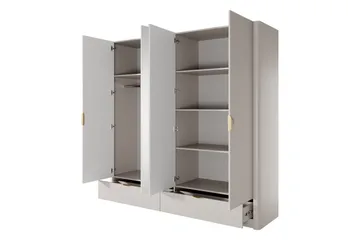 Forba Garderob med Spegel 213x209 cm - Vit - Products - Förvaring - Garderober & garderobssystem