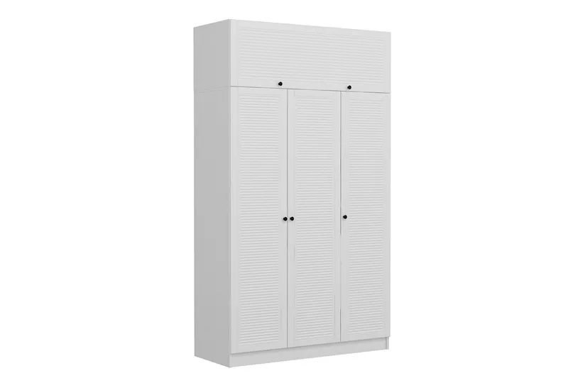Fruitland Garderob 135x210 cm, Vit