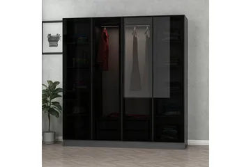 Fruitland Garderob 180 cm - Antracit - Products - Förvaring - Garderober & garderobssystem - Garderobsskåp