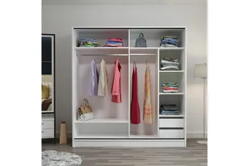 Fruitland Garderob 180 cm - Brun - Products - Förvaring - Garderober & garderobssystem - Garderobsskåp