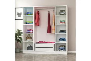 Fruitland Garderob 180 cm - Valnöt - Products - Förvaring - Garderober & garderobssystem - Garderobsskåp