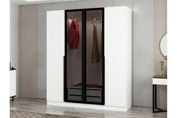 Fruitland Garderob 180 cm - Vit - Products - Förvaring - Garderober & garderobssystem - Garderobsskåp