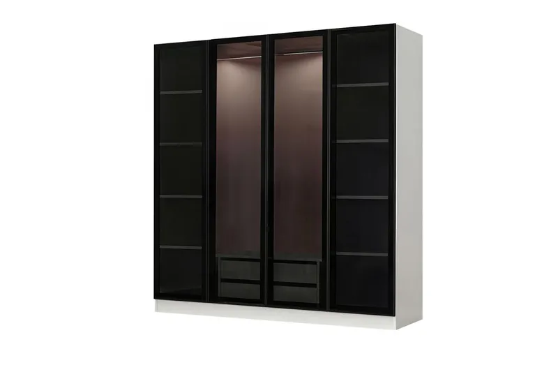 Fruitland Garderob 180 cm - Vit - Products - Förvaring - Garderober & garderobssystem - Garderobsskåp
