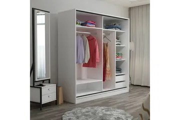 Fruitland Garderob 220 cm - Antracit - Products - Förvaring - Garderober & garderobssystem - Garderobsskåp