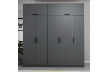 Fruitland Garderob 225 cm - Antracit - Products - Förvaring - Garderober & garderobssystem - Garderobsskåp