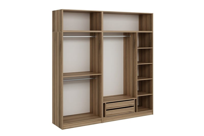 Fruitland Garderob 225 cm - Brun - Products - Förvaring - Garderober & garderobssystem - Garderobsskåp