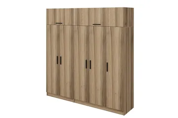 Fruitland Garderob 225 cm - Brun - Products - Förvaring - Garderober & garderobssystem - Garderobsskåp